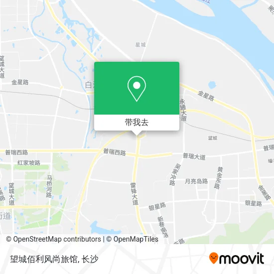 望城佰利风尚旅馆地图