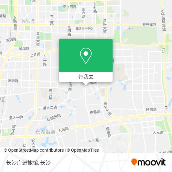 长沙广进旅馆地图
