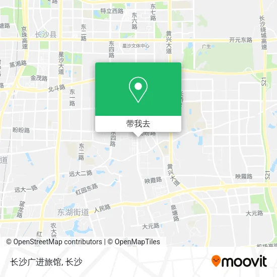 长沙广进旅馆地图