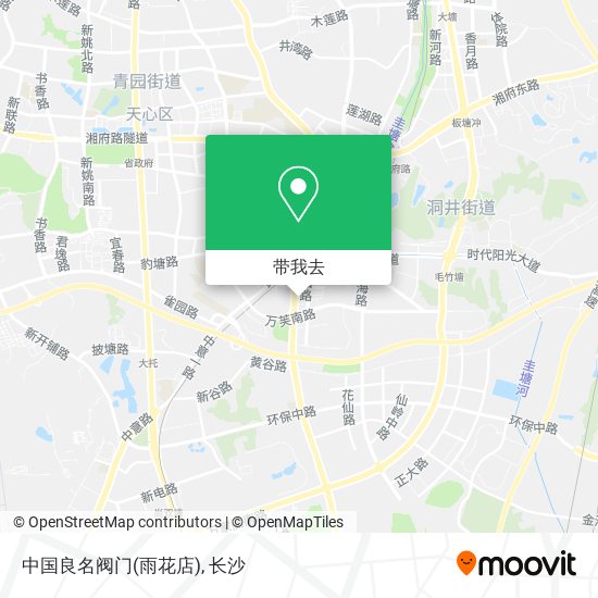 中国良名阀门(雨花店)地图