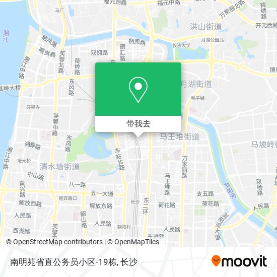 南明苑省直公务员小区-19栋地图