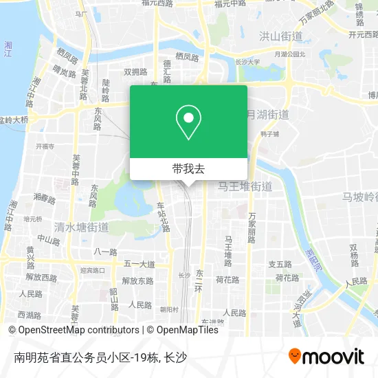 南明苑省直公务员小区-19栋地图
