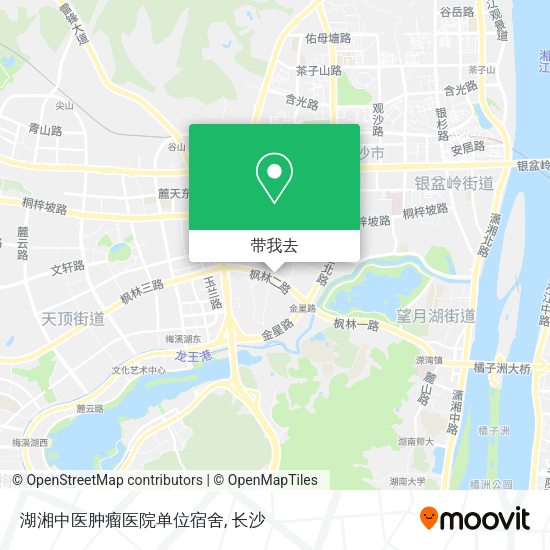 湖湘中医肿瘤医院单位宿舍地图