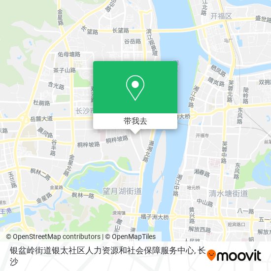 银盆岭街道银太社区人力资源和社会保障服务中心地图