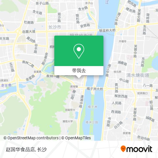 赵国华食品店地图