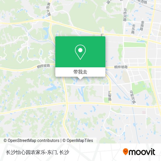 长沙怡心园农家乐-东门地图