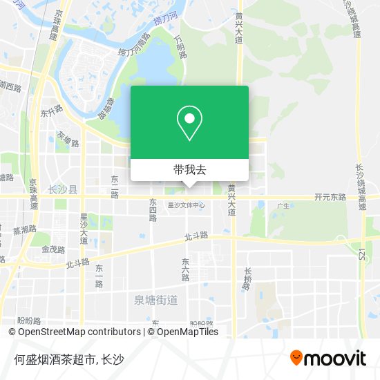 何盛烟酒茶超市地图