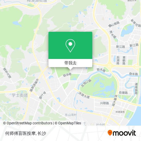 何师傅盲医按摩地图
