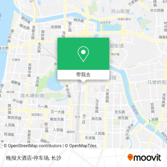 晚报大酒店-停车场地图