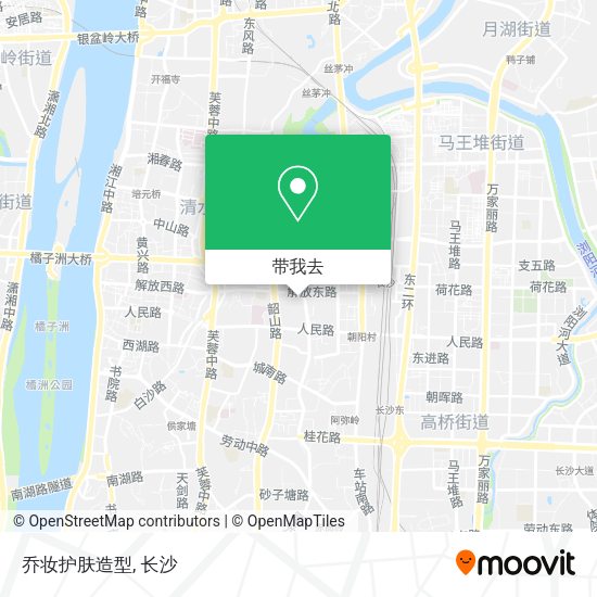 乔妆护肤造型地图