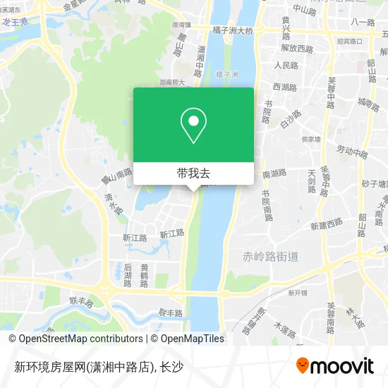 新环境房屋网(潇湘中路店)地图