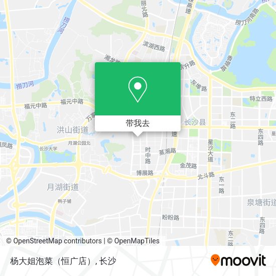 杨大姐泡菜（恒广店）地图