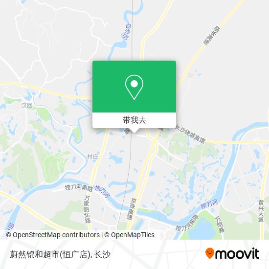 蔚然锦和超市(恒广店)地图