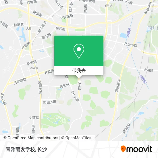 青雅丽发学校地图