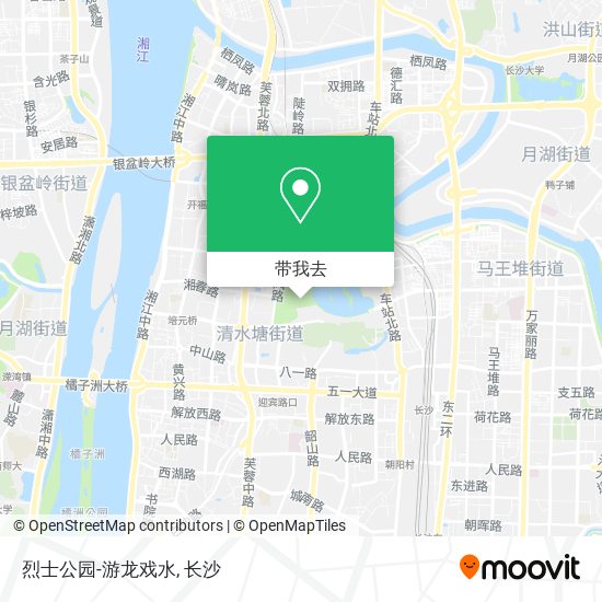 烈士公园-游龙戏水地图