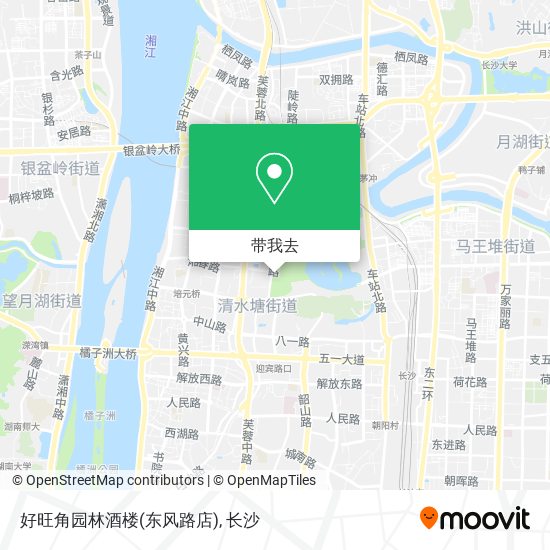 好旺角园林酒楼(东风路店)地图