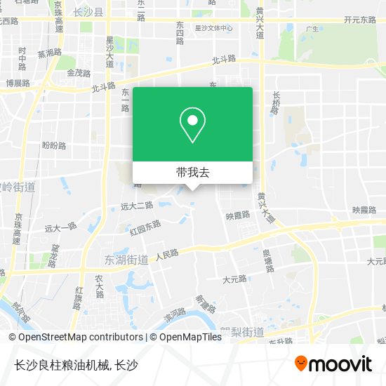 长沙良柱粮油机械地图