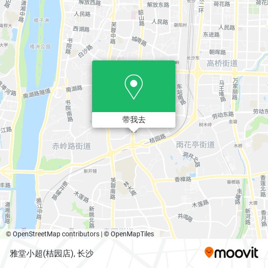 雅堂小超(桔园店)地图