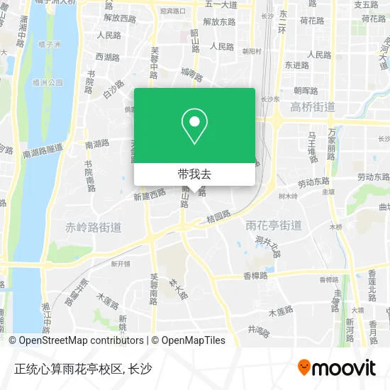 正统心算雨花亭校区地图