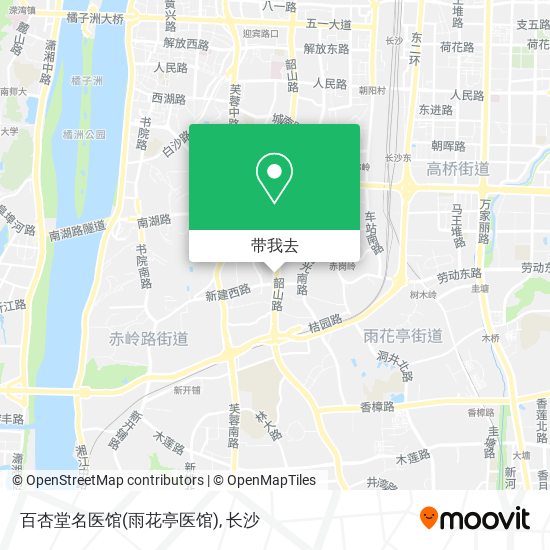 百杏堂名医馆(雨花亭医馆)地图