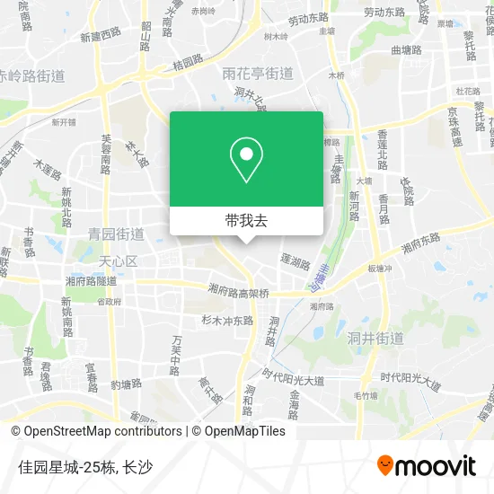 佳园星城-25栋地图