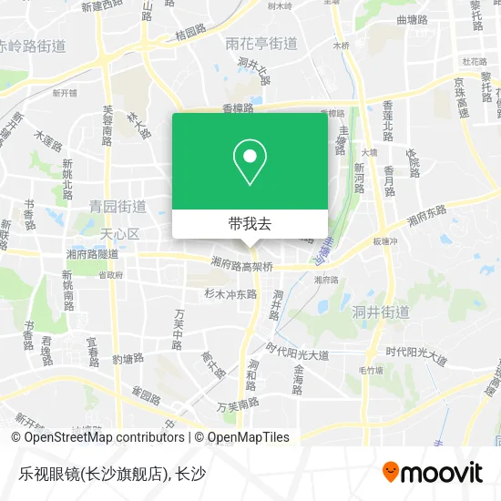 乐视眼镜(长沙旗舰店)地图