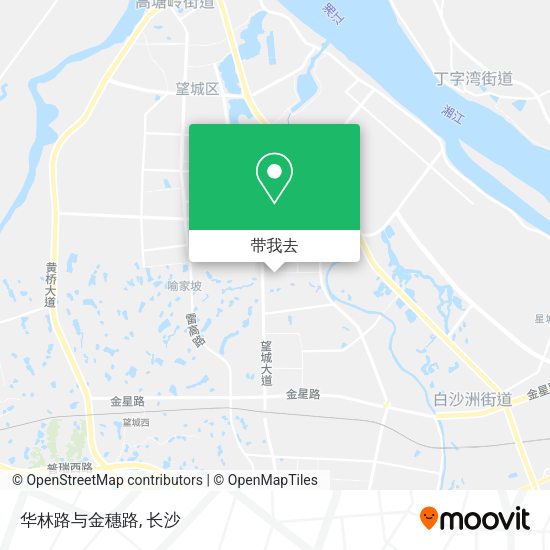 华林路与金穗路地图