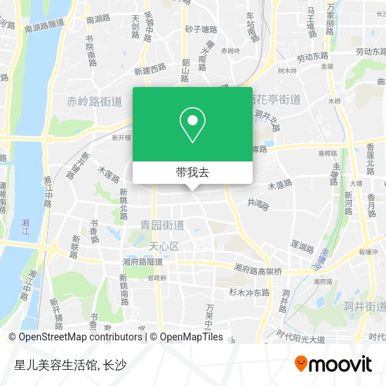 星儿美容生活馆地图