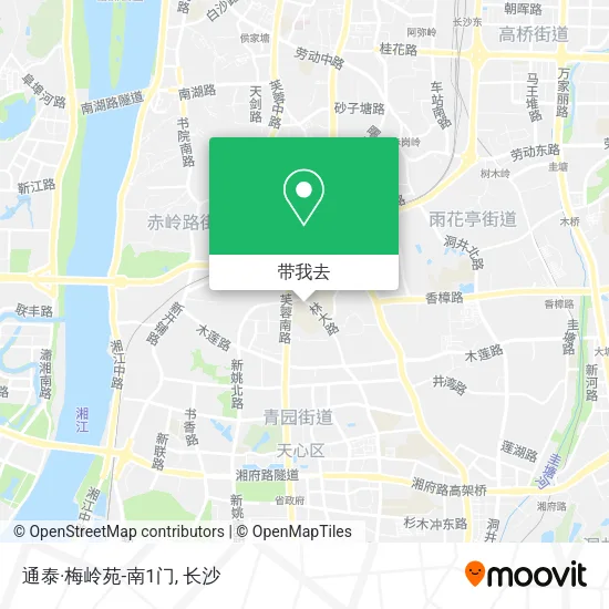 通泰·梅岭苑-南1门地图