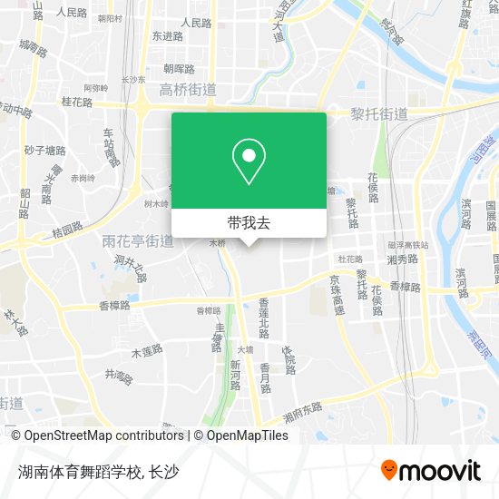湖南体育舞蹈学校地图