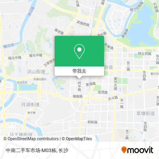 中南二手车市场-M03栋地图