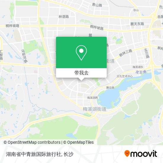 湖南省中青旅国际旅行社地图