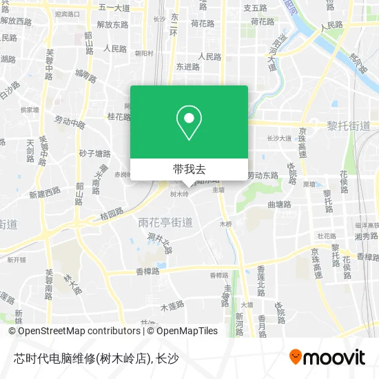 芯时代电脑维修(树木岭店)地图