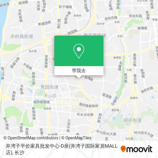 井湾子平价家具批发中心-D座(井湾子国际家居MALL店)地图