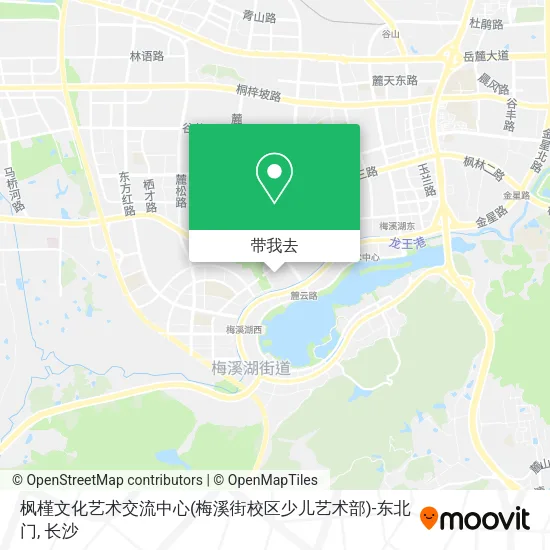 枫槿文化艺术交流中心(梅溪街校区少儿艺术部)-东北门地图