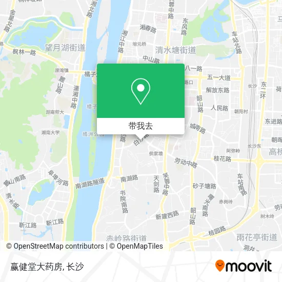 赢健堂大药房地图