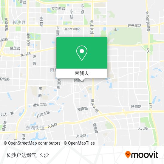 长沙户达燃气地图