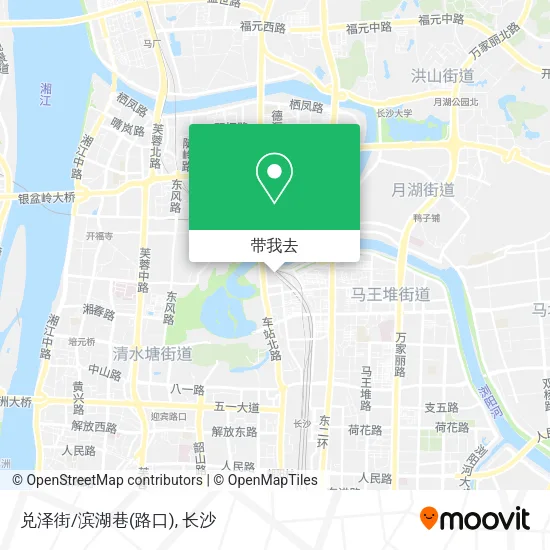 兑泽街/滨湖巷(路口)地图