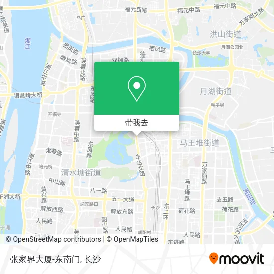 张家界大厦-东南门地图