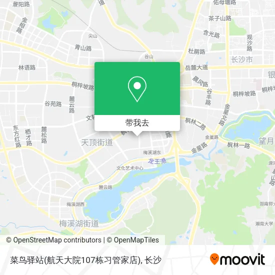 菜鸟驿站(航天大院107栋习管家店)地图
