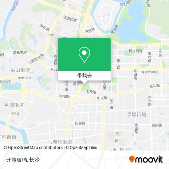 开慧玻璃地图