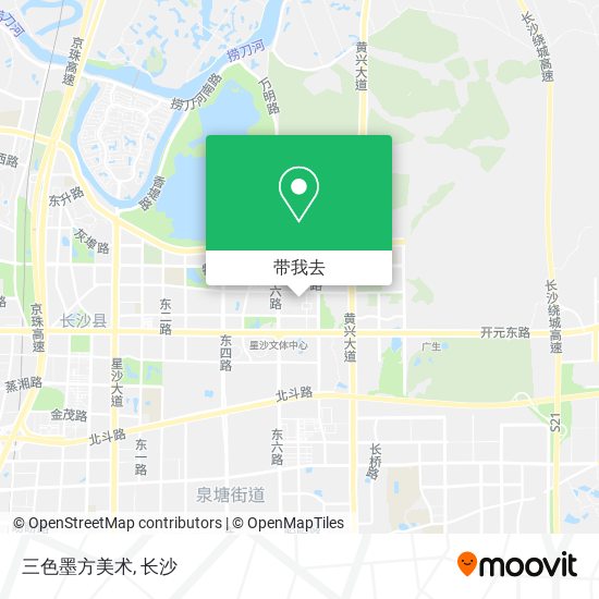 三色墨方美术地图
