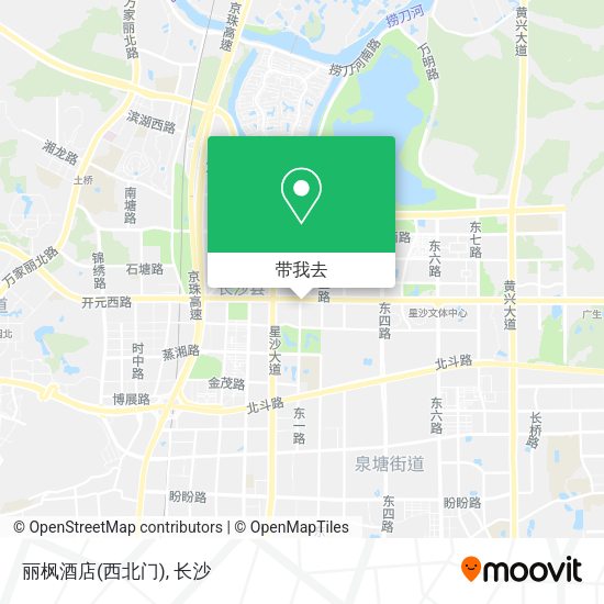 丽枫酒店(西北门)地图