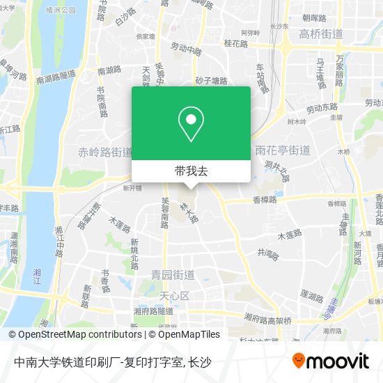 中南大学铁道印刷厂-复印打字室地图