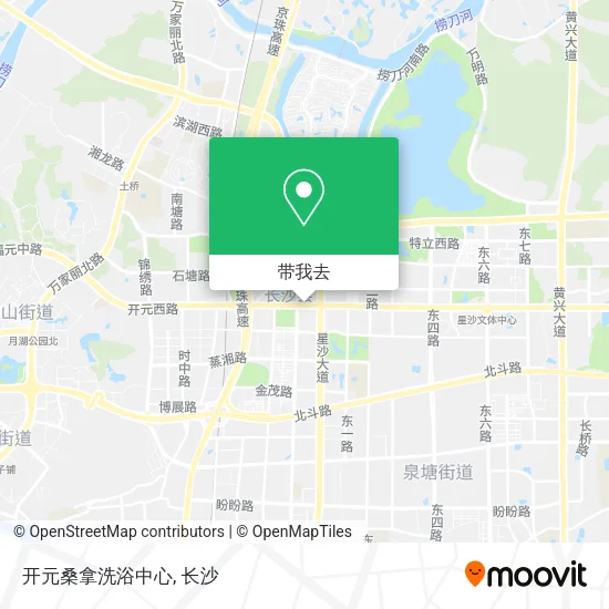 开元桑拿洗浴中心地图