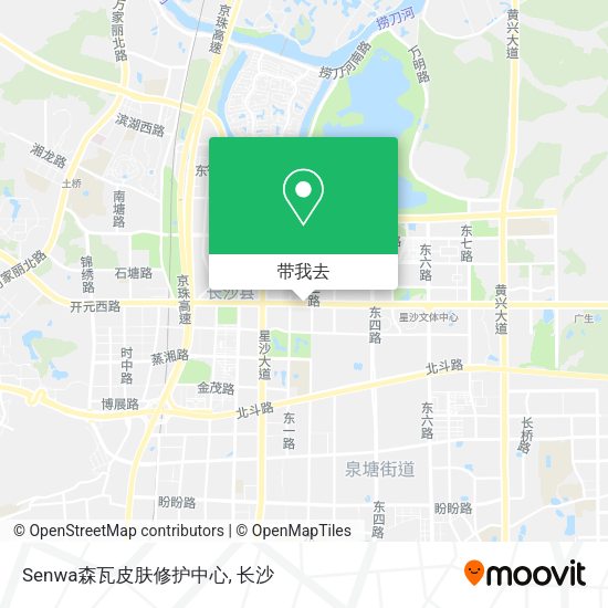 Senwa森瓦皮肤修护中心地图