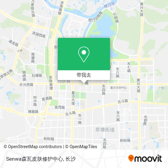 Senwa森瓦皮肤修护中心地图