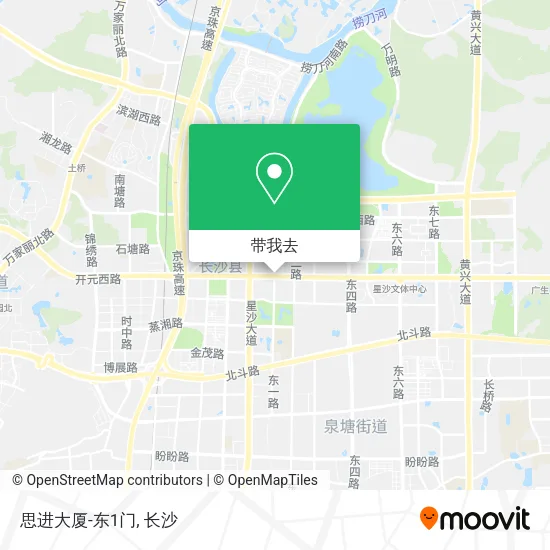 思进大厦-东1门地图