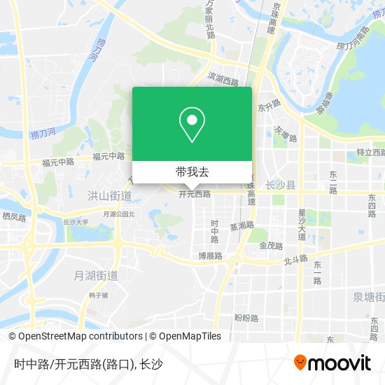 时中路/开元西路(路口)地图