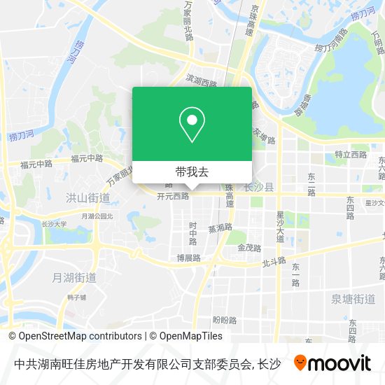 中共湖南旺佳房地产开发有限公司支部委员会地图